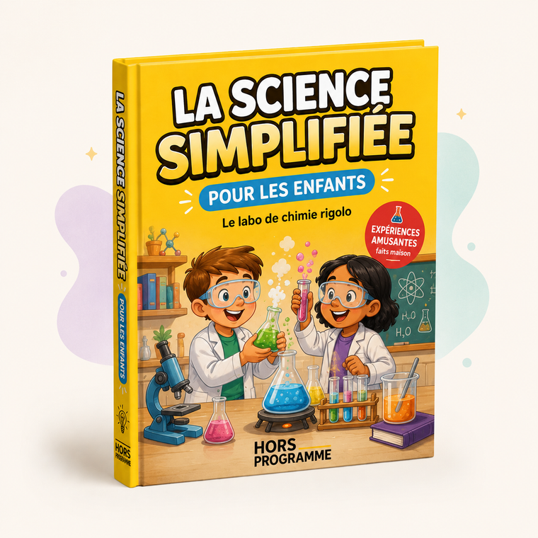 La science simplifiée pour les enfants : Le labo de chimie rigolo